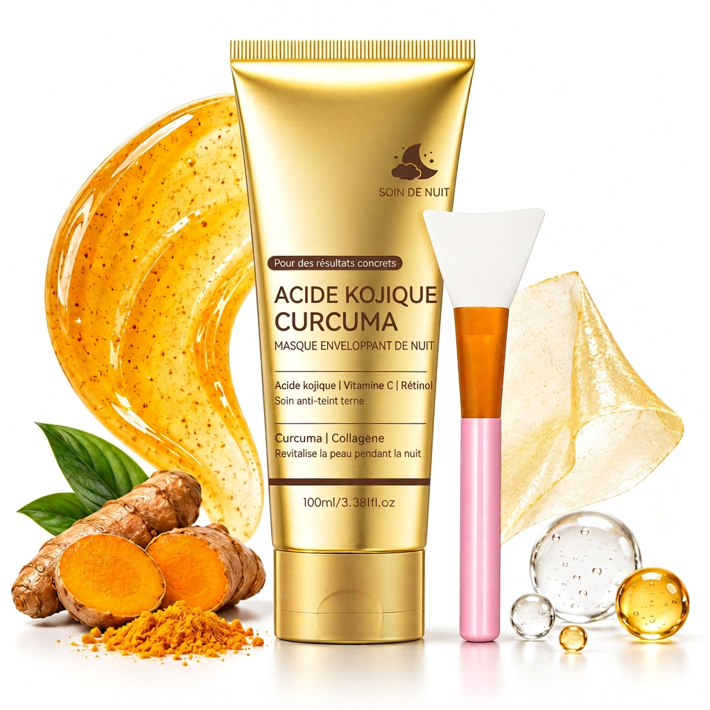 Tube du masque de nuit éclat au curcuma 100 ml